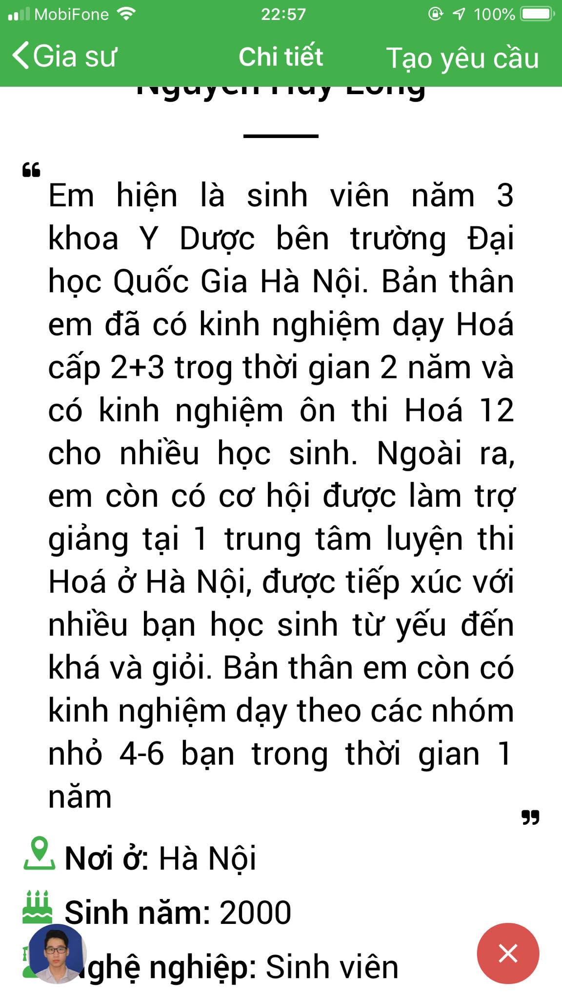 Học phí Hóa lớp 12